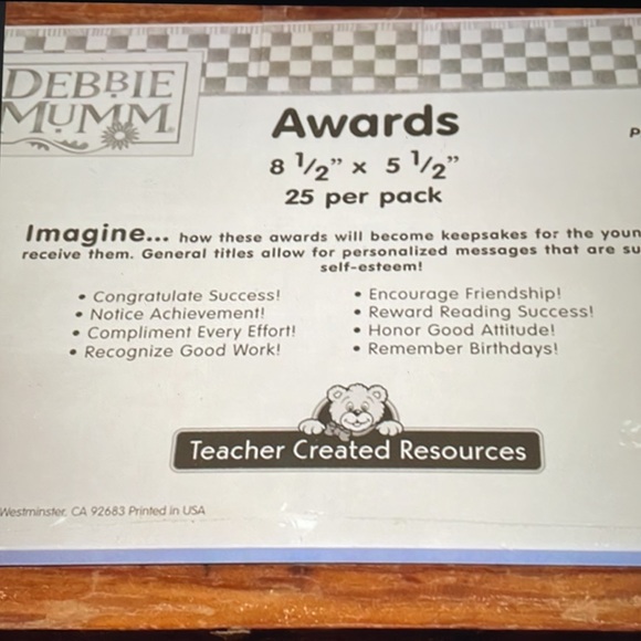 School Days hand painted candlestick awards bundle - Picture 7 of 7